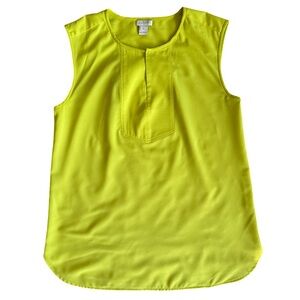 3/$20 Chartreuse J.Crew Blouse - Size 2